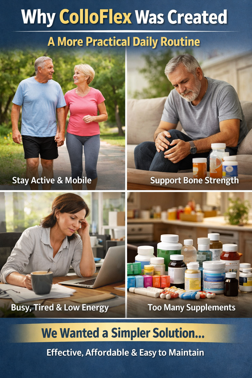 Why ColloFlex was created to support mobility, bone strength, and a simpler daily routine