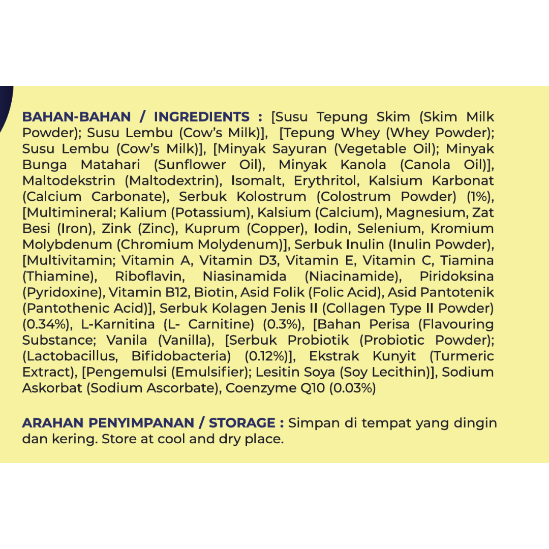ColloFlex ingredients list